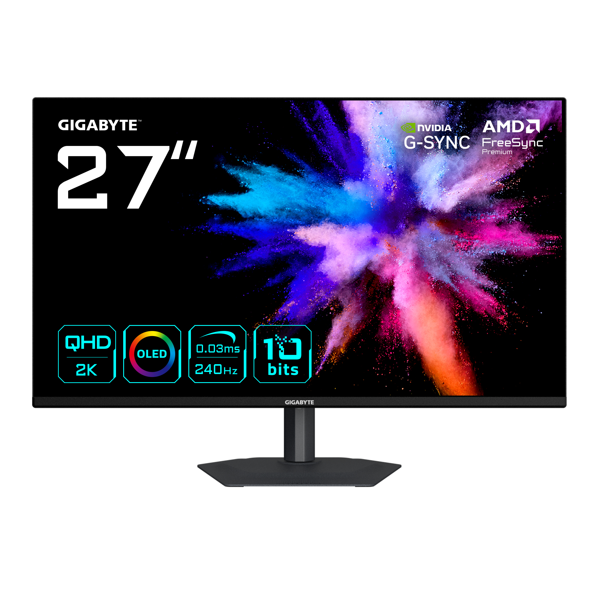 Gigabyte GO27Q24A / 27 QD-OLED / 2560 x 1440 (QHD) 4 Gigabyte GO27Q24A / 27 QD-OLED / 2560 x 1440 (QHD) – Bild 2