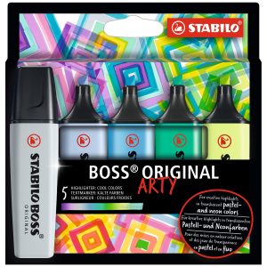 STABILO Textmarker Boss Original Arty 5er Etui