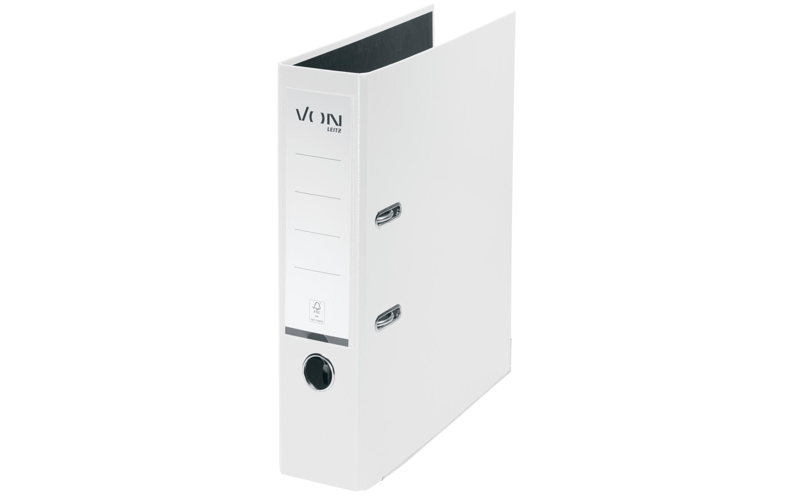 VON Ordner PP breit mit PP/Papier, 8 cm, Weiss 3 VON Ordner PP breit mit PP/Papier, 8 cm, Weiss