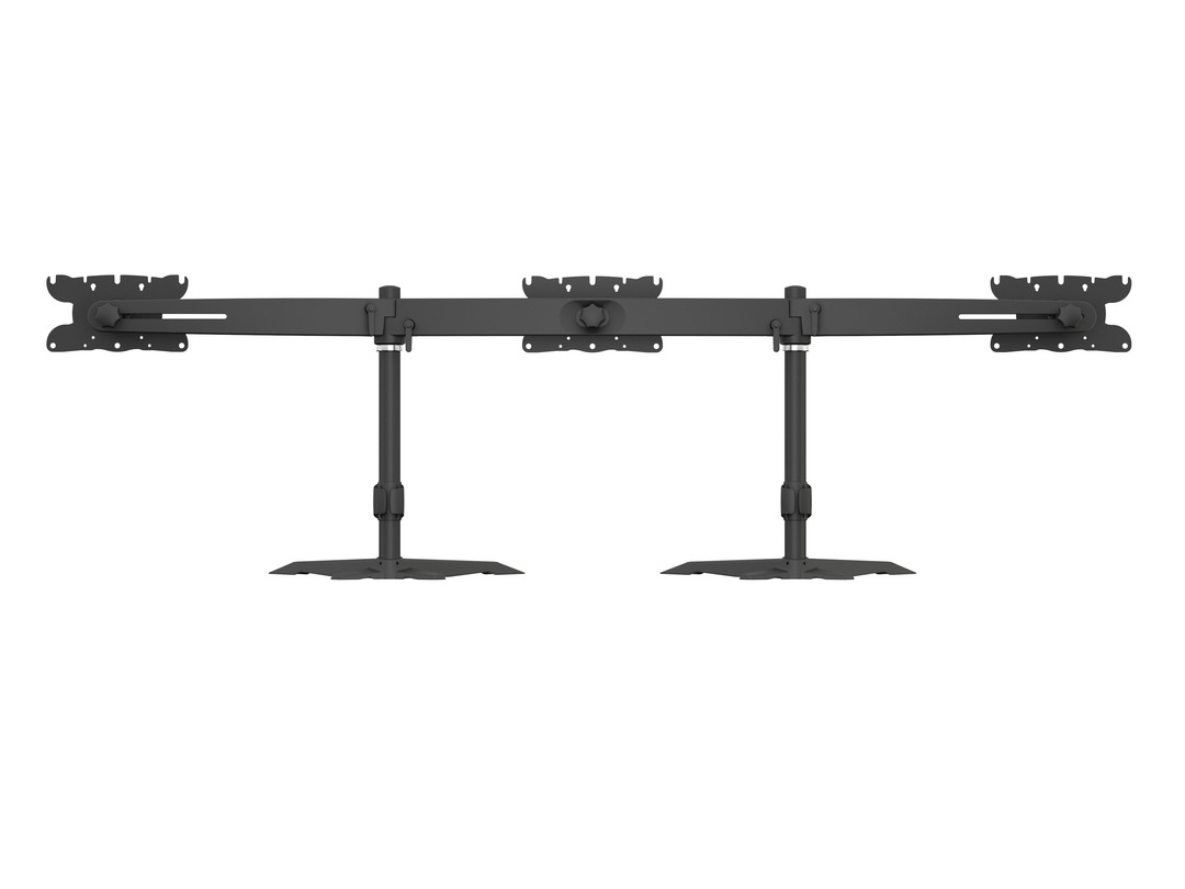 Multibrackets Monitor-Standfuss Triple L bis 24 kg – Schwarz 7 Multibrackets Monitor-Standfuss Triple L bis 24 kg – Schwarz – Bild 5