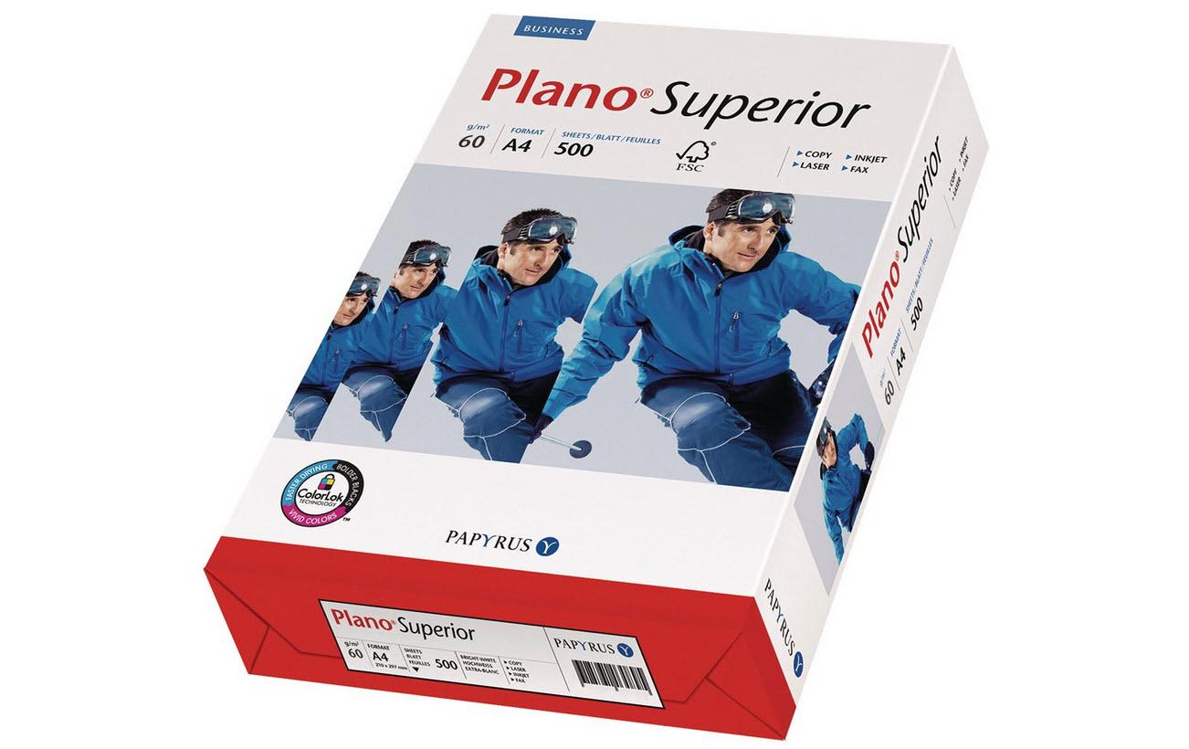 Plano Kopierpapier Superior A4, Weiss, 60 g/m², 500 Blatt 1