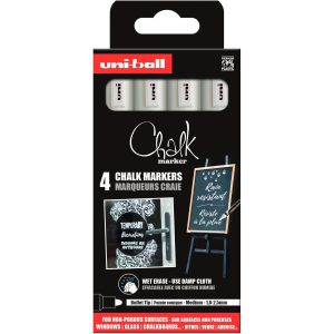 Uni Kreidemarker CHALK 1.8-2.5 mm, 4 Stück