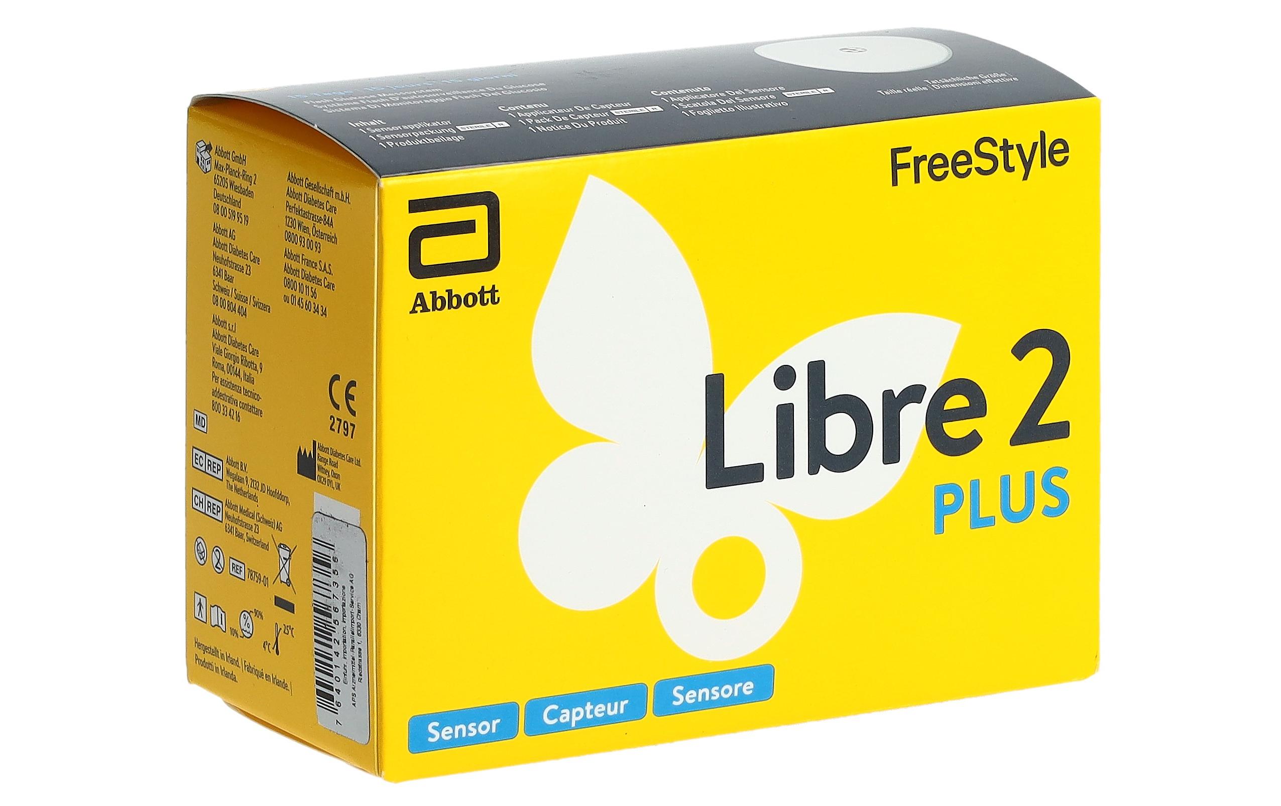 ABBOTT FREESTYLE Libre 2 Plus Sensor 15 Tage 1 Stück 2