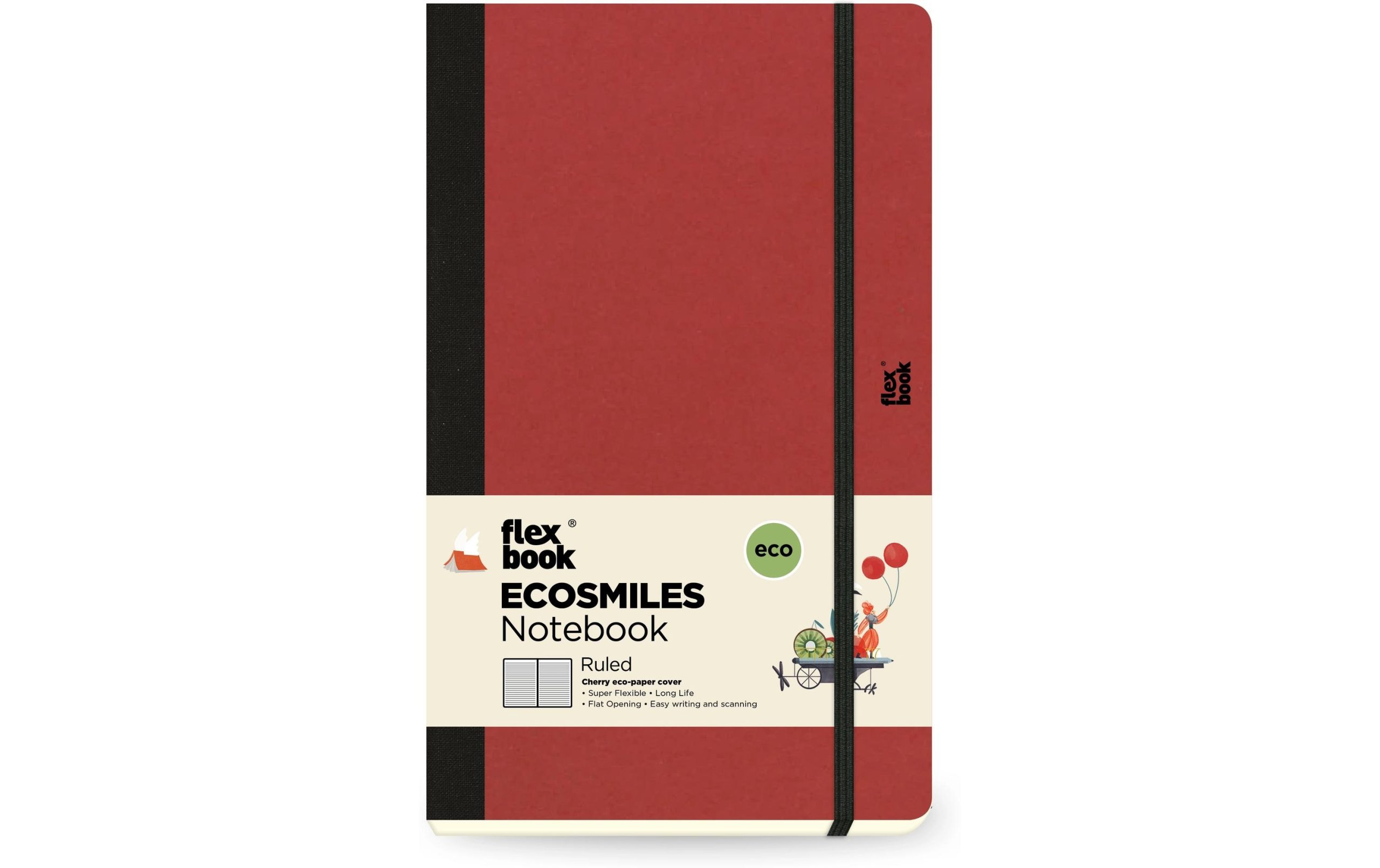 Flexbook Ecosmiles Notebook 13 x 21 cm, Liniert, Rot 2 409969898 xxl3 scaled