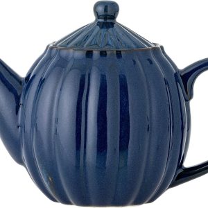 Bloomingville Teekanne Latina, 1 l, Steingut, Blau