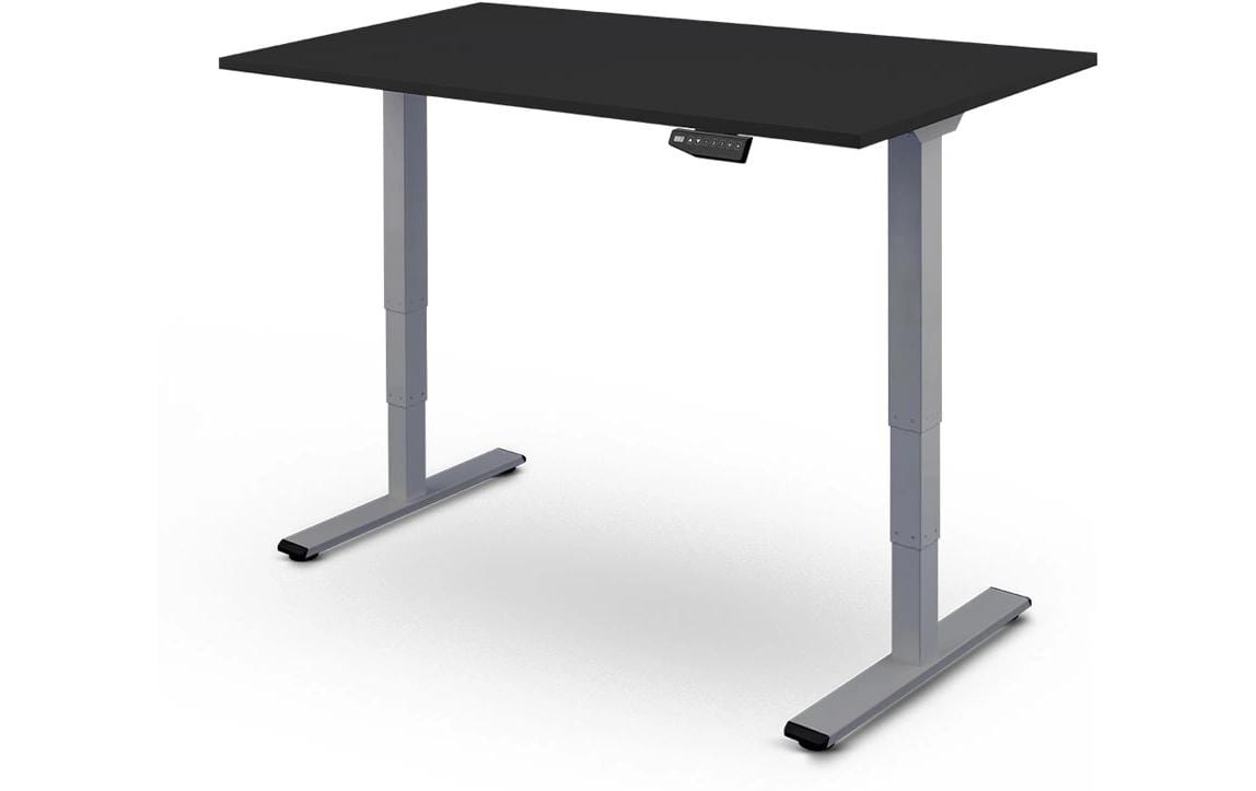 Contini höhenverstellbarer Bürotisch 1.8x0.8 m Schwarz Grau 1