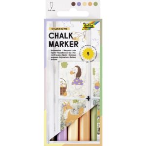 Folia Chalkmarker GOLDEN HOURS 5er Set