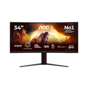 AOC CU34G4ZCA Curved WQHD Ultrawide 34 Zoll 250 Hz