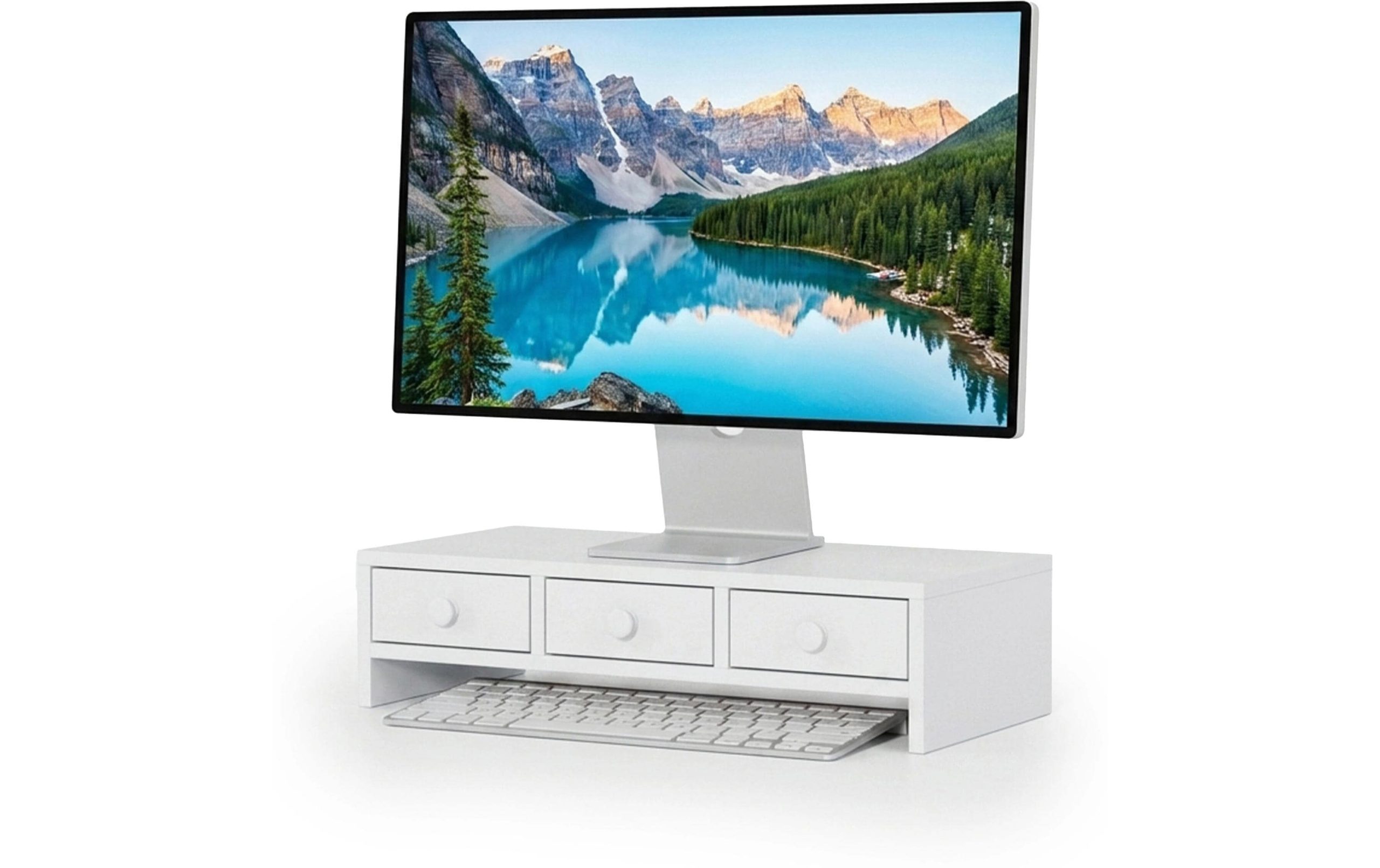 relaxdays Monitorständer, Weiss, 12.5 x 51 x 24 cm 2 432892667 xxl3 scaled