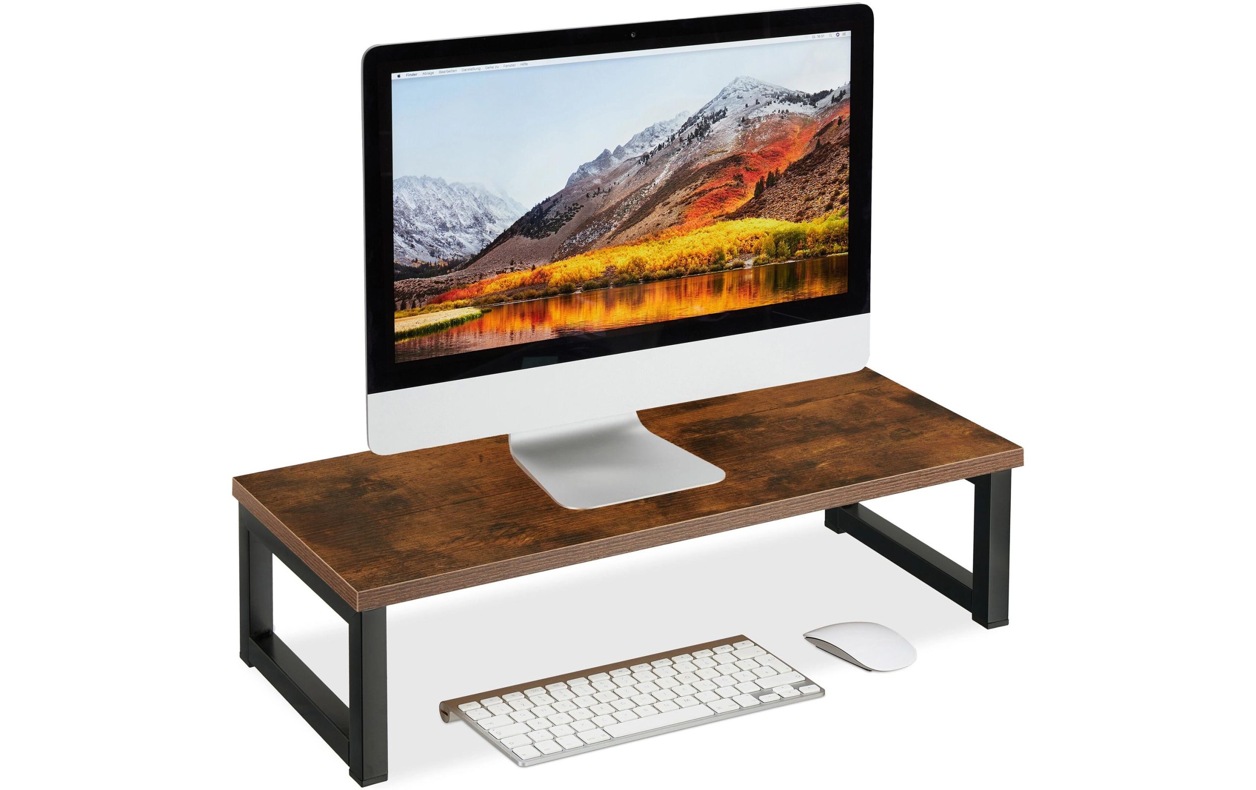 relaxdays Monitorständer Dunkelbraun, Schwarz 1 432893226 xxl3 scaled