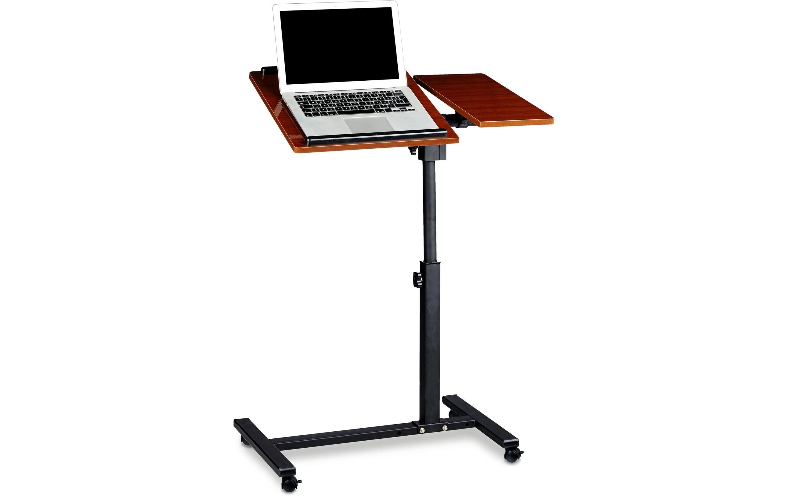 relaxdays Laptoptisch MDF Stahl 60 x 40 cm Rot Schwarz 1 432893846 xxl3 scaled