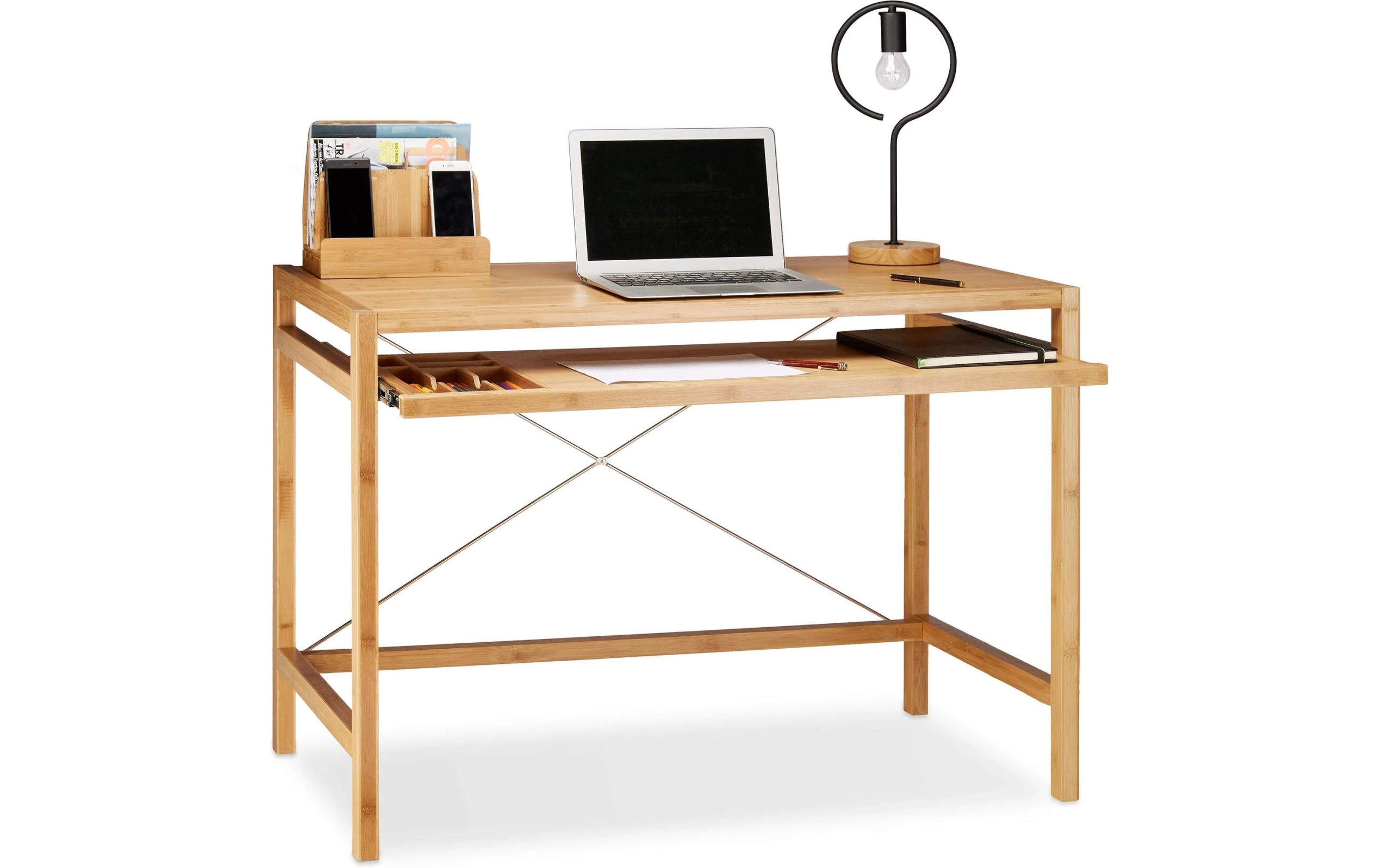 relaxdays Laptoptisch Premium XXL Schwarz 100 x 50 cm 3 relaxdays Laptoptisch Premium XXL Schwarz 100 x 50 cm