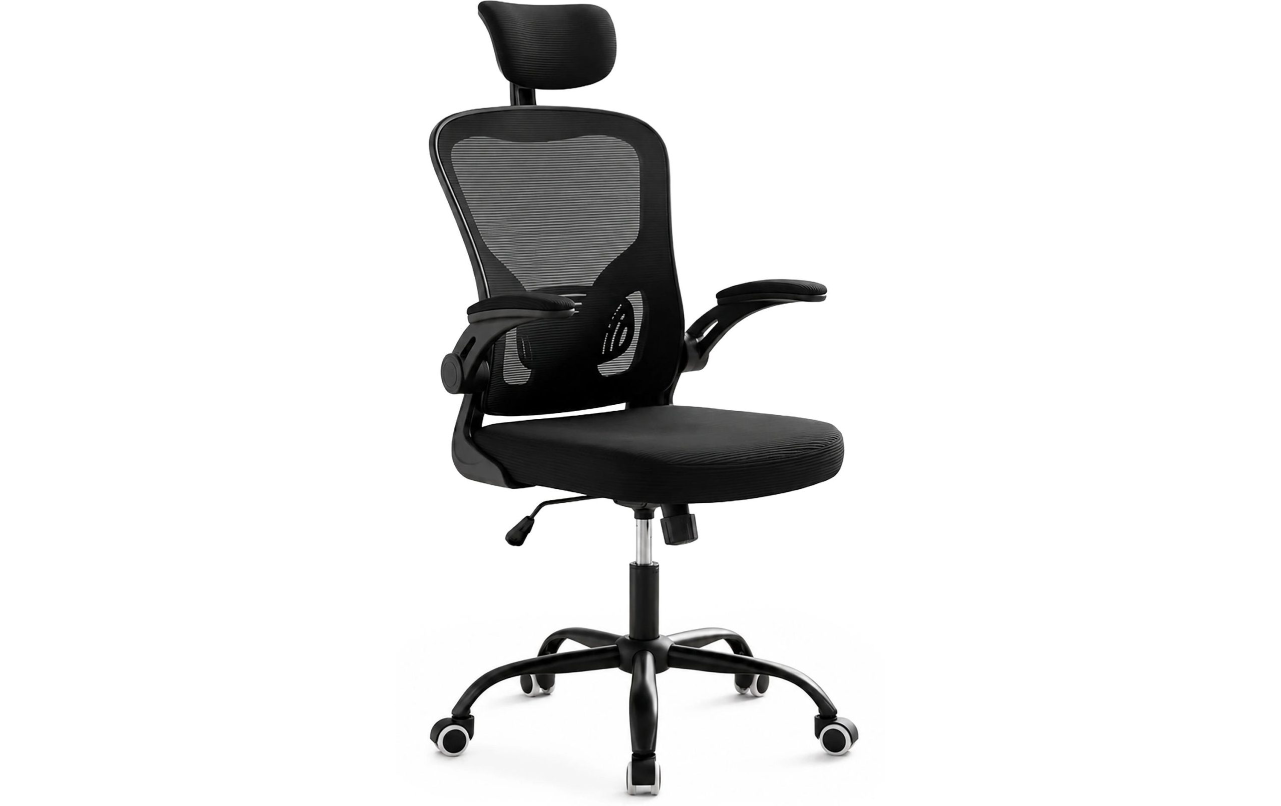 relaxdays Bürostuhl Schwarz, Ergonomisch 2 432894230 xxl3 scaled