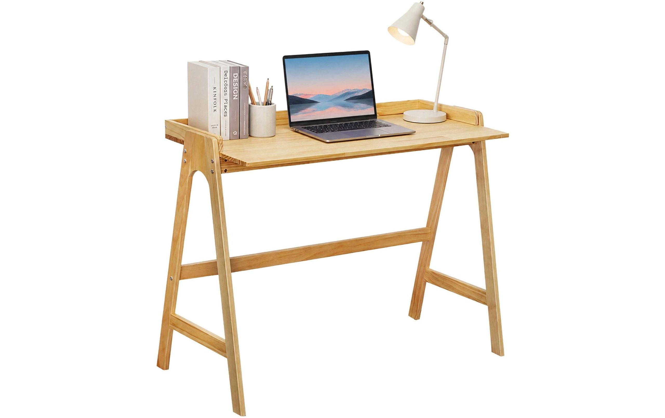 relaxdays PC-Schreibtisch, Sperrholz, Hellbraun, 81.5 x 107 x 48.5 cm 3 relaxdays PC-Schreibtisch, Sperrholz, Hellbraun, 81.5 x 107 x 48.5 cm