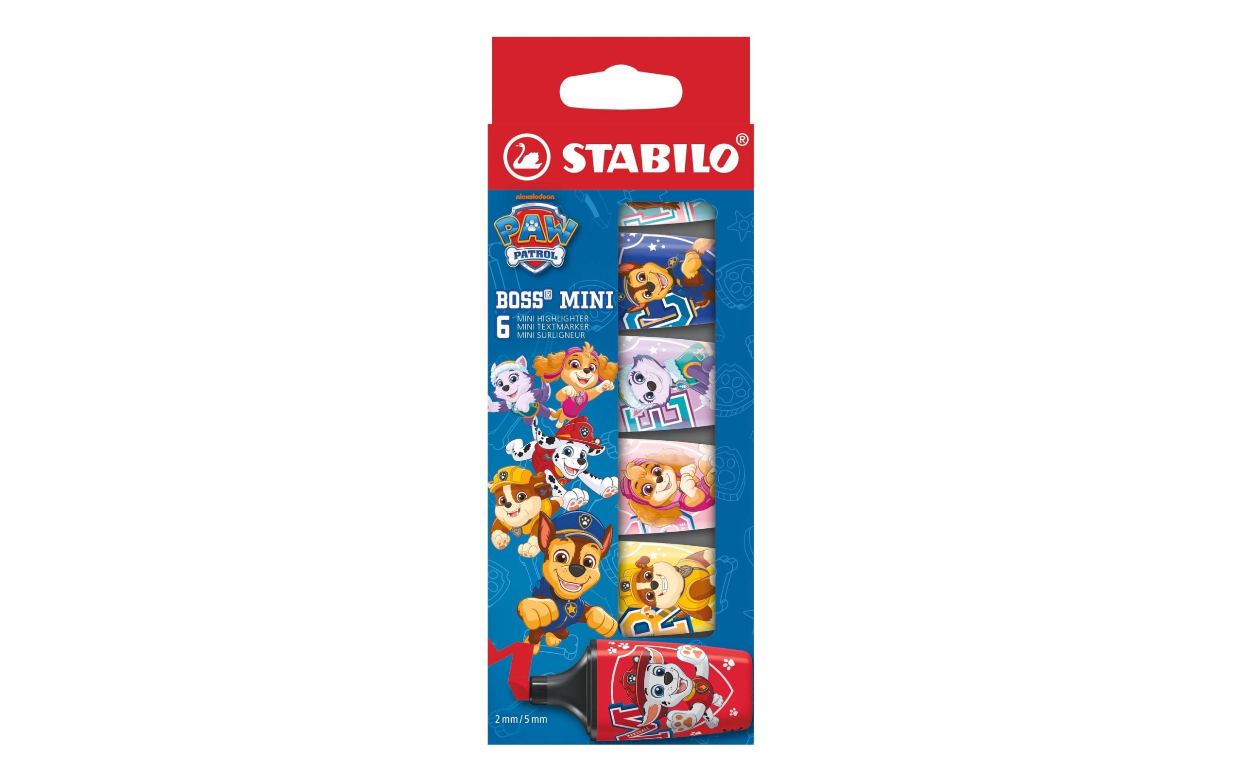 STABILO Textmarker BOSS MINI PP 6er Etui, PAW Patrol 2 434191676 xxl3 scaled