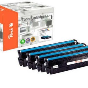 Peach PT1028 Multipack Schwarz Cyan Magenta Gelb