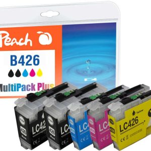 Peach Spar Plus Pack kompatibel zu Brother LC-426 5er Pack