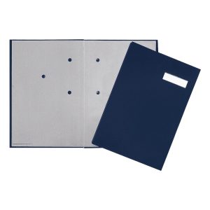 Pagna Unterschriftenmappe mit 20 Fächer, Blau