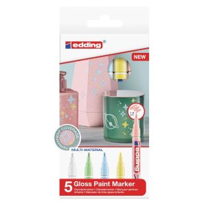 edding Lackmarker 751 CREA 5 Stück in Pastellfarben