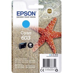 Epson Tinte 603 / C13T03U24010 Cyan
