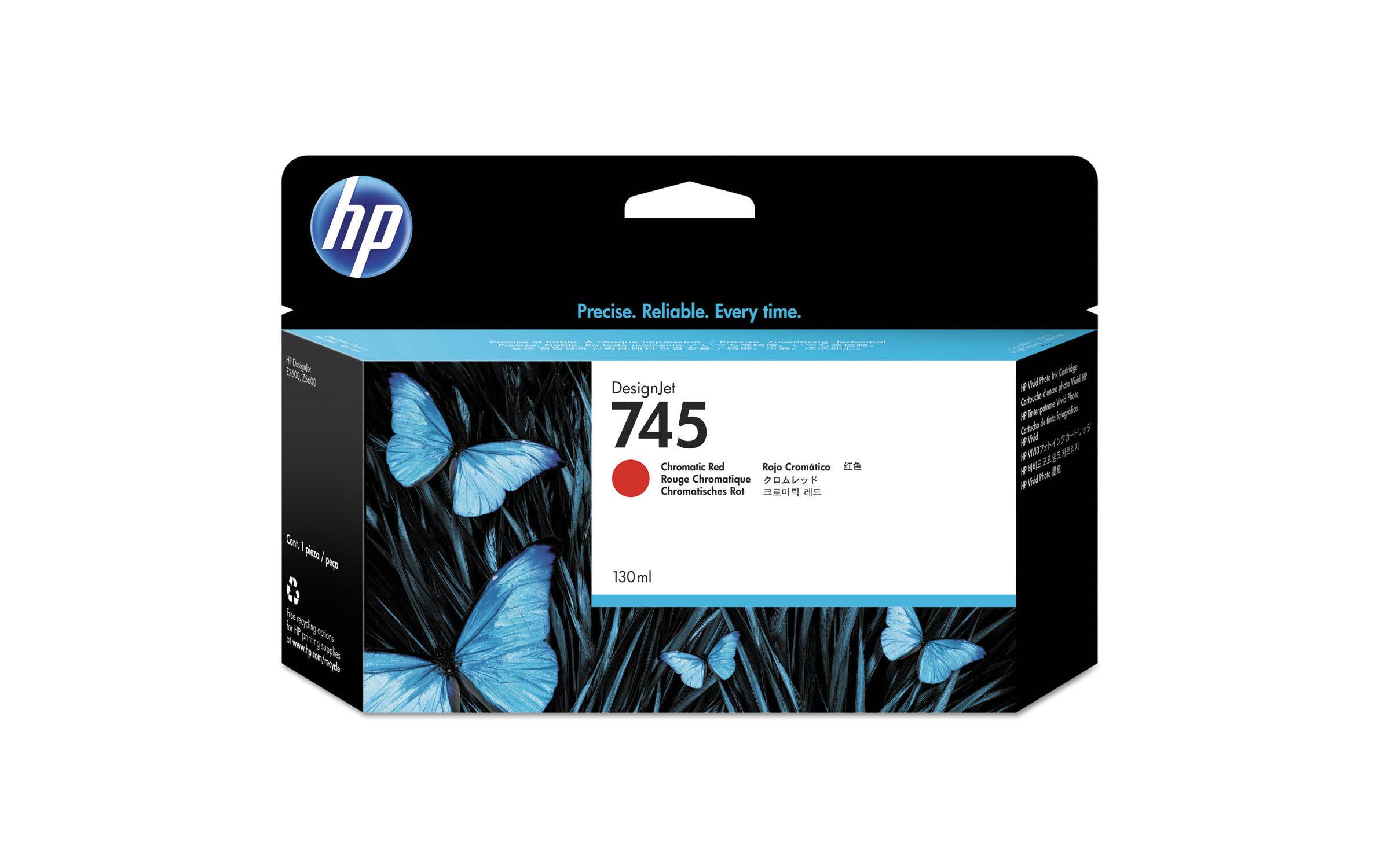 HP Tinte Nr. 745 (F9K00A) Chromatic Red 3 HP Tinte Nr. 745 (F9K00A) Chromatic Red