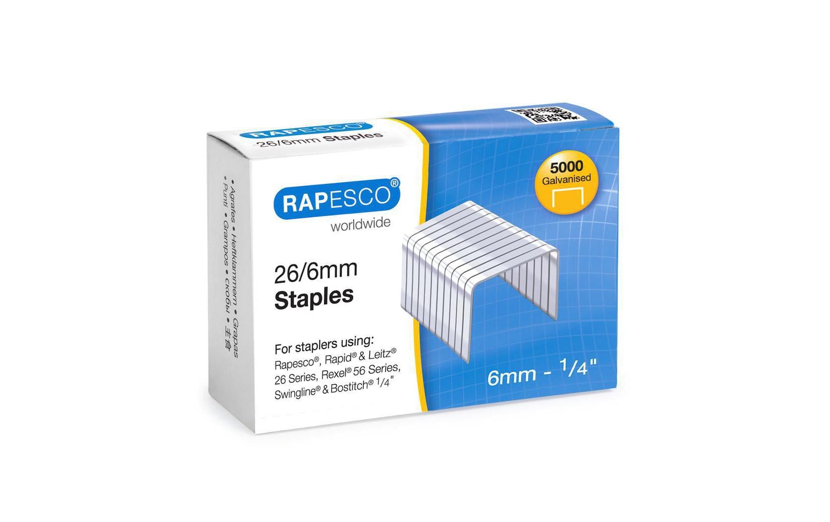 Rapesco Heftklammer 26/6 5000 Stück 2