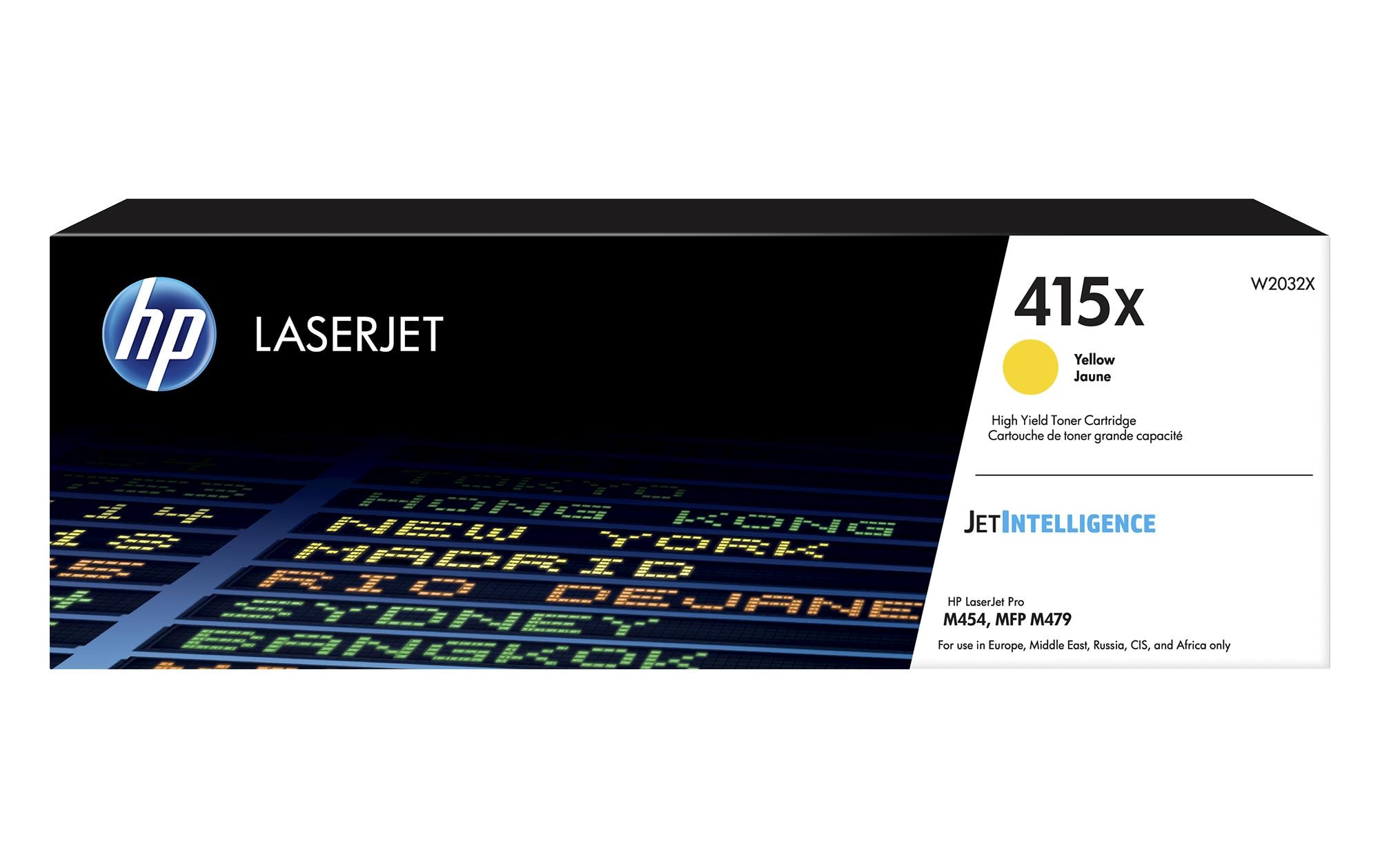 HP Toner Nr. 415X (W2032X) Yellow 3 HP Toner Nr. 415X (W2032X) Yellow