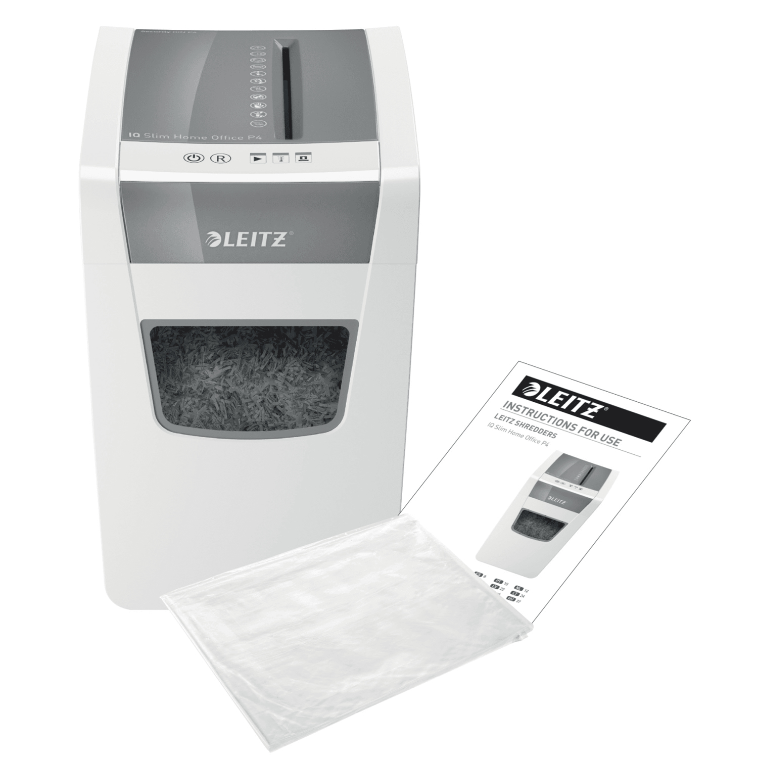 Leitz Bürogeräte Aktenvernichter IQ Slim Office P-4, 10 Blatt 11 Leitz Bürogeräte Aktenvernichter IQ Slim Office P-4, 10 Blatt – Bild 9