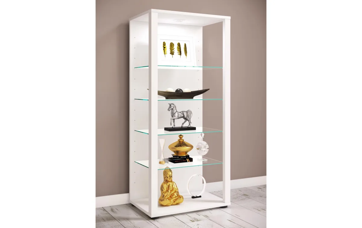 VCM Vitrine Glasol III 51.8 x 114.5 cm, Weiss 5 VCM Vitrine Glasol III 51.8 x 114.5 cm, Weiss