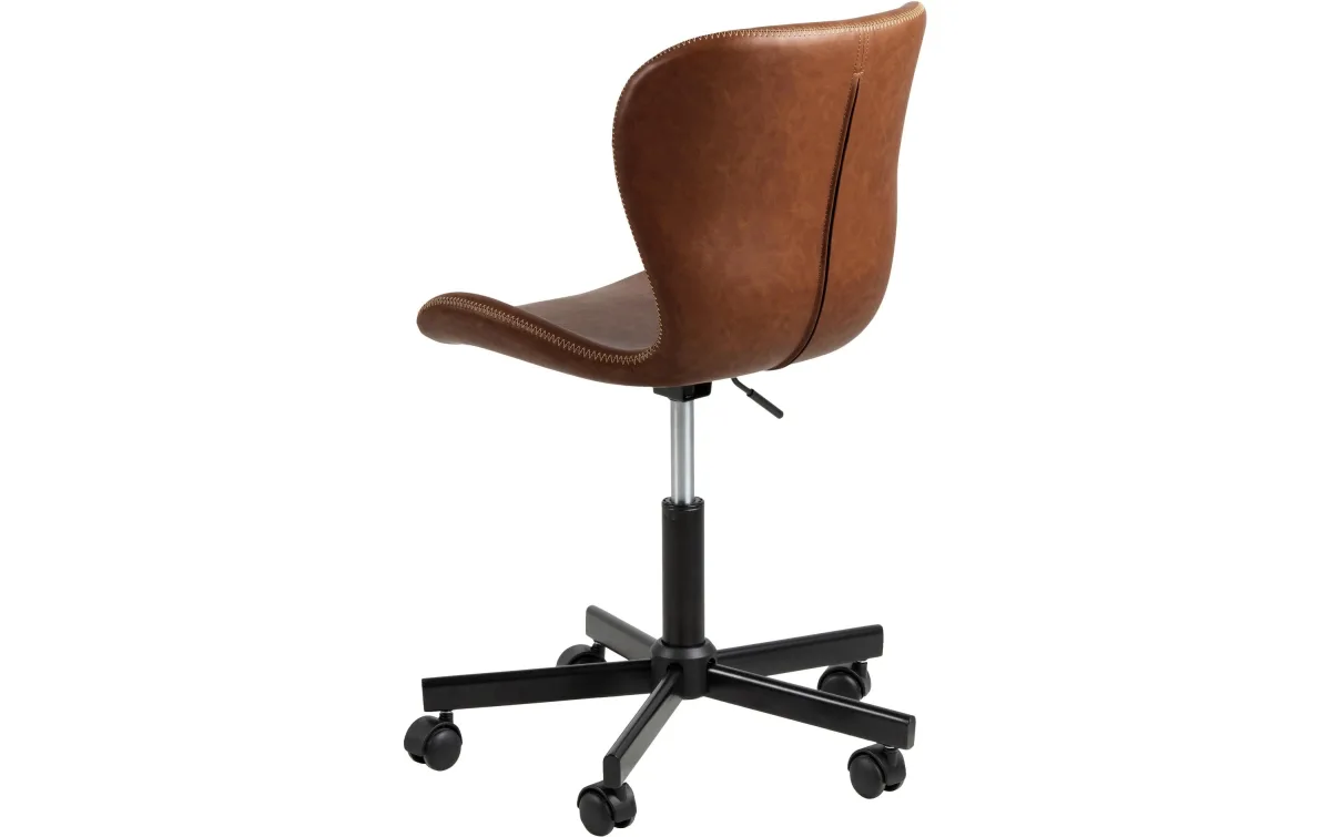 AC Design Bürostuhl Batilda, mit Polsterrücken, Cognac 4 AC Design Bürostuhl Batilda, mit Polsterrücken, Cognac