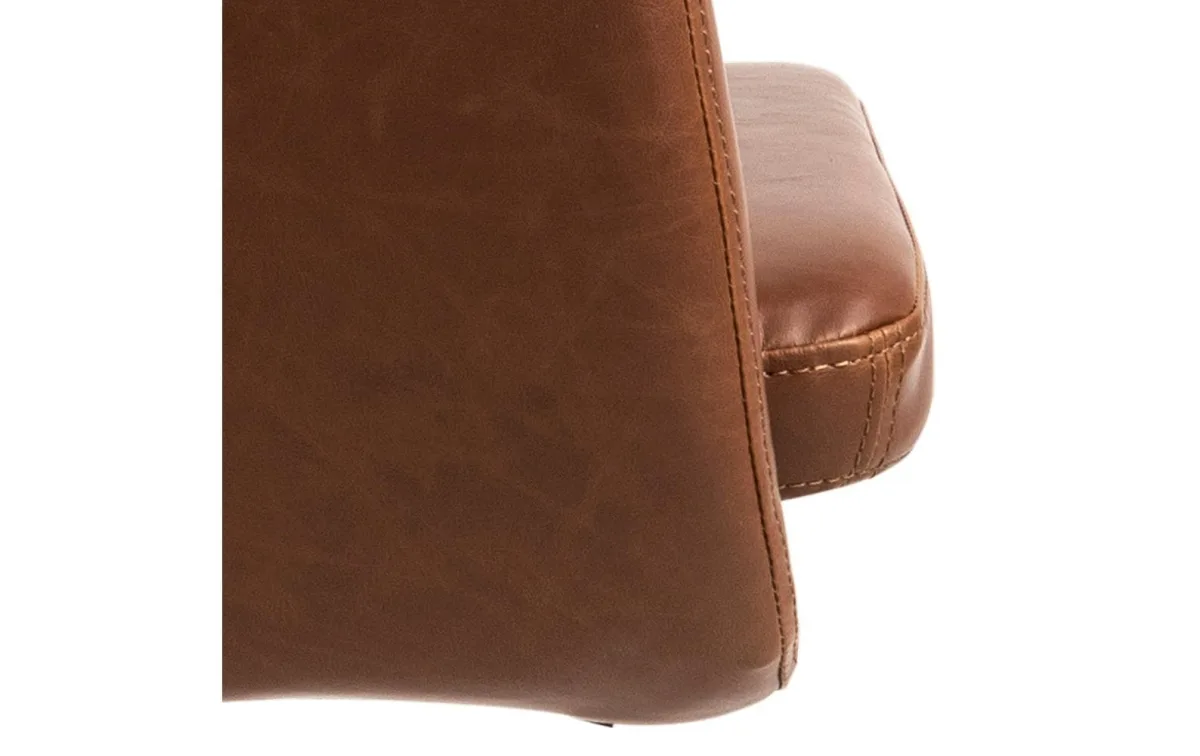 AC Design Bürostuhl Nora, mit Polsterrücken und Armlehnen, Cognac 7 AC Design Bürostuhl Nora, mit Polsterrücken und Armlehnen, Cognac