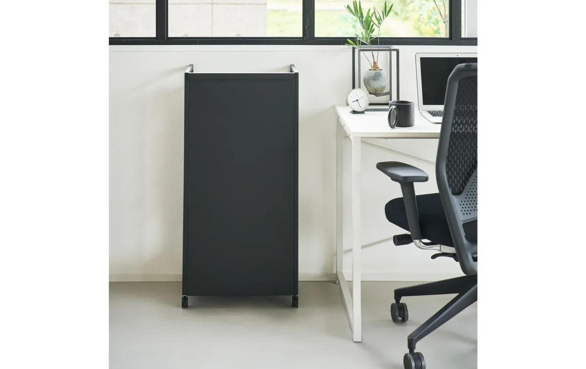 Yamazaki 3-stöckiger Aufbewahrungswagen Tower 42 x 84.5 cm Schwarz 4 Yamazaki 3-stöckiger Aufbewahrungswagen Tower 42 x 84.5 cm Schwarz